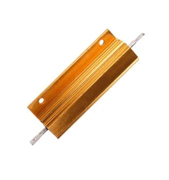 Resistor in Metal Case Isolated Stock Photos