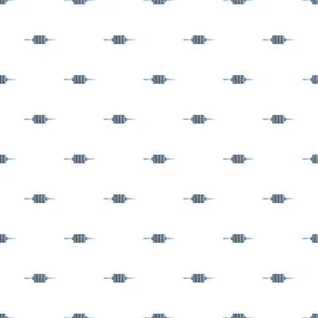 Resistor pattern creating electronics seamless background Illustrazione stock