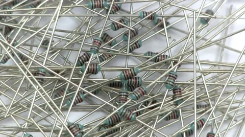 A resistor pile Video stock 10587222