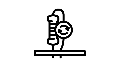Resistor replacement electronics line icon animation Stock Footage 326760846