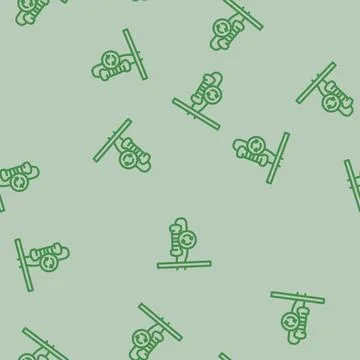 Resistor replacement electronics line vector seamless pattern Stock Illustration