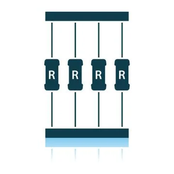 Resistor Tape Icon Stock-Illustration