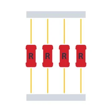 Resistor Tape Icon Stock-Illustration