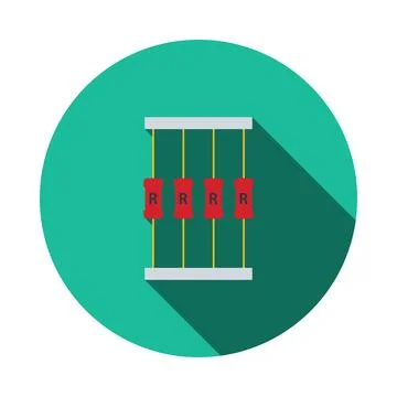 Resistor Tape Icon Stock-Illustration