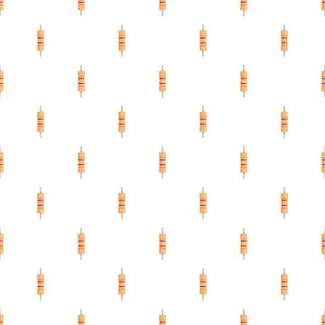 Resistors grid pattern creating electronic engineering background イラスト素材
