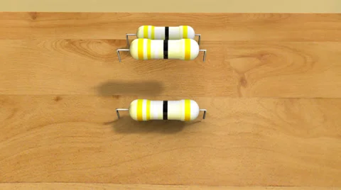 RESISTORS IN PARALLEL  Video stock 40635282