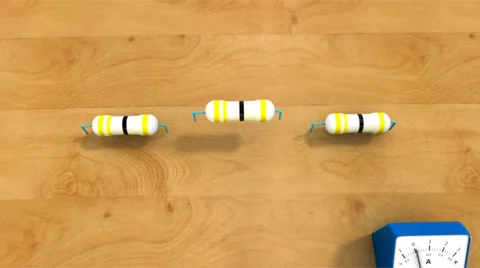 RESISTORS IN SERIES 스톡 동영상 40635613