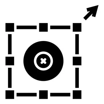 Resize option Vector Icon Design Illustration Stock Illustration