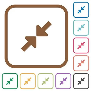 Resize small simple icons Stock Illustration