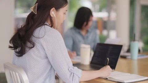 Reskill for new possible workforce developer digital transformation. Stock Footage 219837390