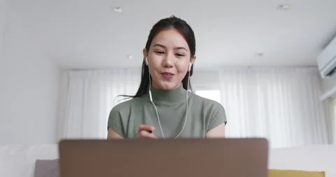 Reskill upskill for young talent workforce who work remotely at home. 스톡 동영상 207778120