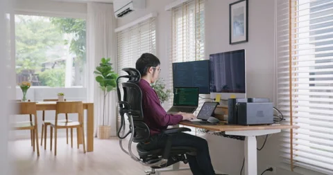 Reskill for young talent workforce automation digital transformation. Stock Footage 192418304