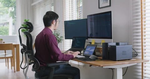 Reskill for young talent workforce automation digital transformation. Stock Footage 192421593