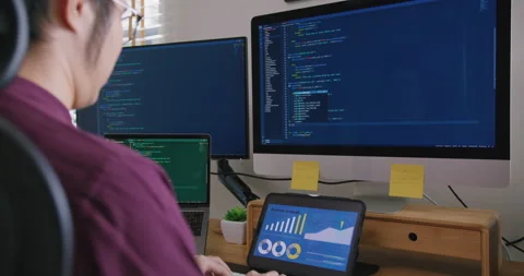 Reskill for young talent workforce automation digital transformation. Stock Footage 194315330