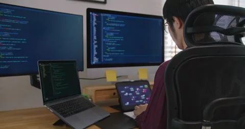 Reskill for young talent workforce automation digital transformation. Stock Footage 194316023