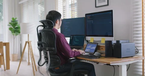 Reskill for young talent workforce automation digital transformation. Stock Footage 194316222