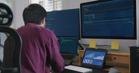 Reskill for young talent workforce automation digital transformation. Stock Footage 194316427