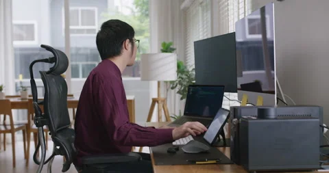 Reskill for young talent workforce automation digital transformation. Stock Footage 194316455