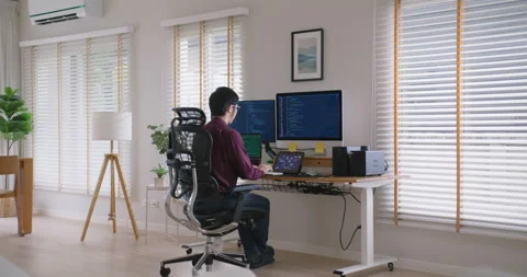 Reskill for young talent workforce automation digital transformation. Stock Footage 196810462