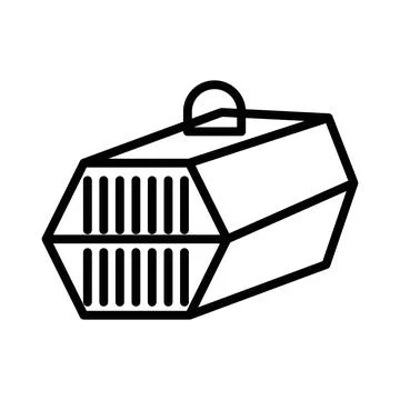 Resock animals icon linear logo mark in black and white イラスト素材