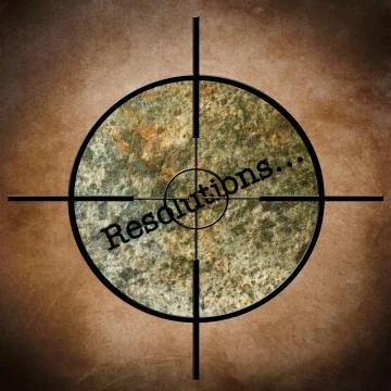 Resolution target concept 스톡 사진