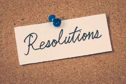 Resolutions Stock Photos