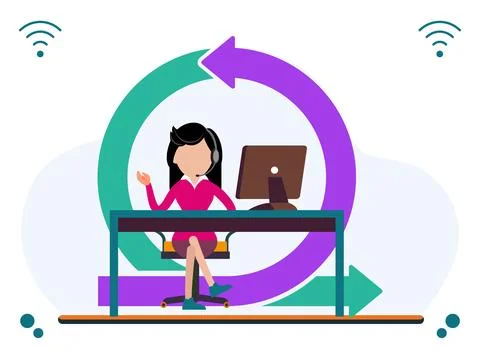 Resolve Concept Illustration Stock Illustration