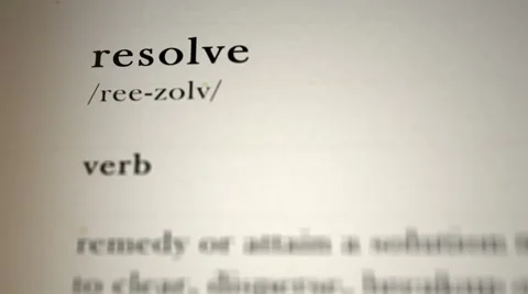 Resolve Definition Video stock 66518896