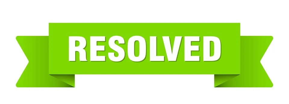 Resolved ribbon isolated on transparent background. resolved ribbon Stock Illustration