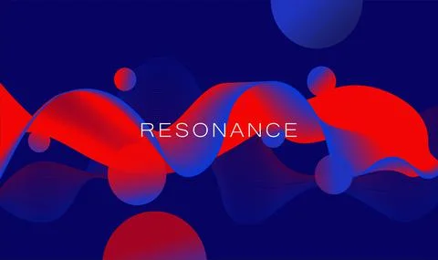 Resonance background Stock Illustration
