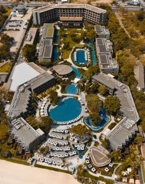 Resort from above Stock Photos