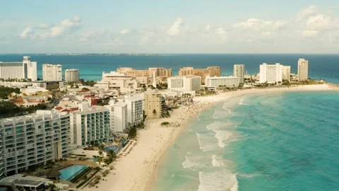 Resort area in Cancun Stock Footage 170555457