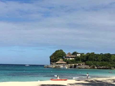 Resort beach, Boracay Stock Photos