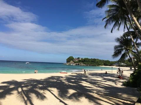 Resort beach, Boracay Stock Photos
