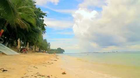 Resort Beach. Stock Footage 11425582