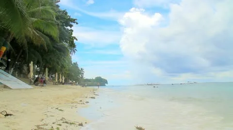 Resort Beach. Stock Footage 11425609