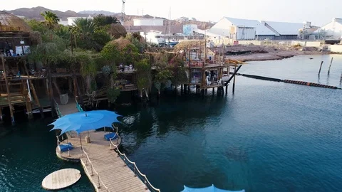 Resort on the beach Stock Footage 107878960