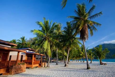 Resort on the beach Stock Photos