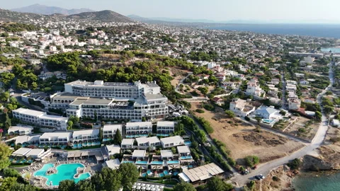 Resort to coastal views Stock Footage 313741099