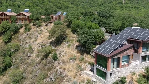 Resort with comfortable houses 8 Stock-Footage 331883977