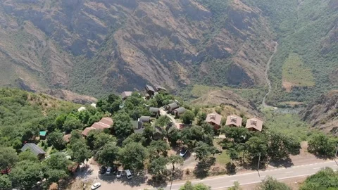 Resort with comfortable houses 9 Video stock 331883946