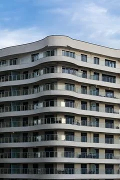 Resort complex under construction near Black Sea. Part of a high-rise build.. Stock Photos