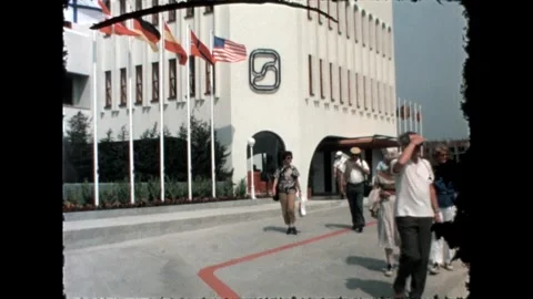 Resort Courtyard Gathering Video stock 278040121