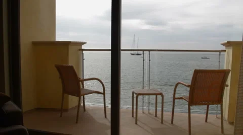 Resort Deck Stock Footage 900999