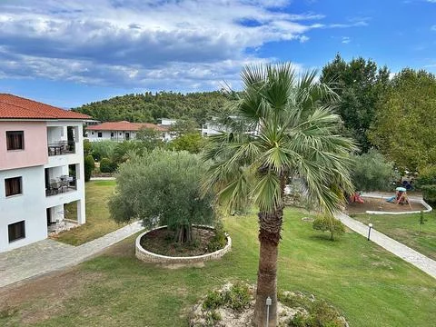 Resort in Greece Stock Photos