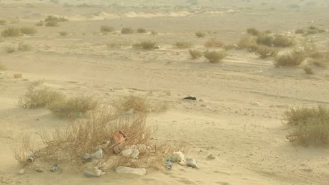 Resort hotel complex in Arabic style. Arabian architecture and palm trees. Stock Footage 241798775