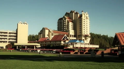 Resort Lake Stock Footage 49401222