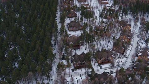 Resort in the mountains Video stock 189437405