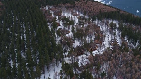 Resort in the mountains Video stock 189437465