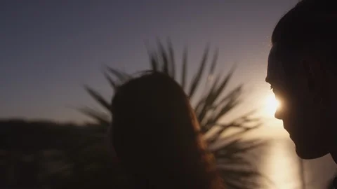 Resort Package 152 |vlog handheld dynamic shot couple walking in resort evening Stock Footage 118528296